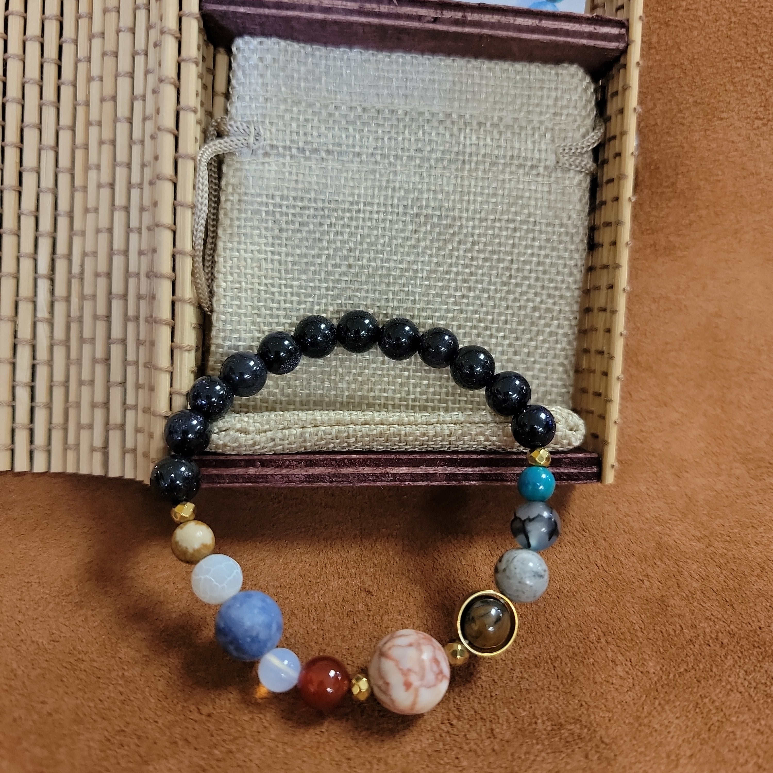 Solar System Bracelet with case