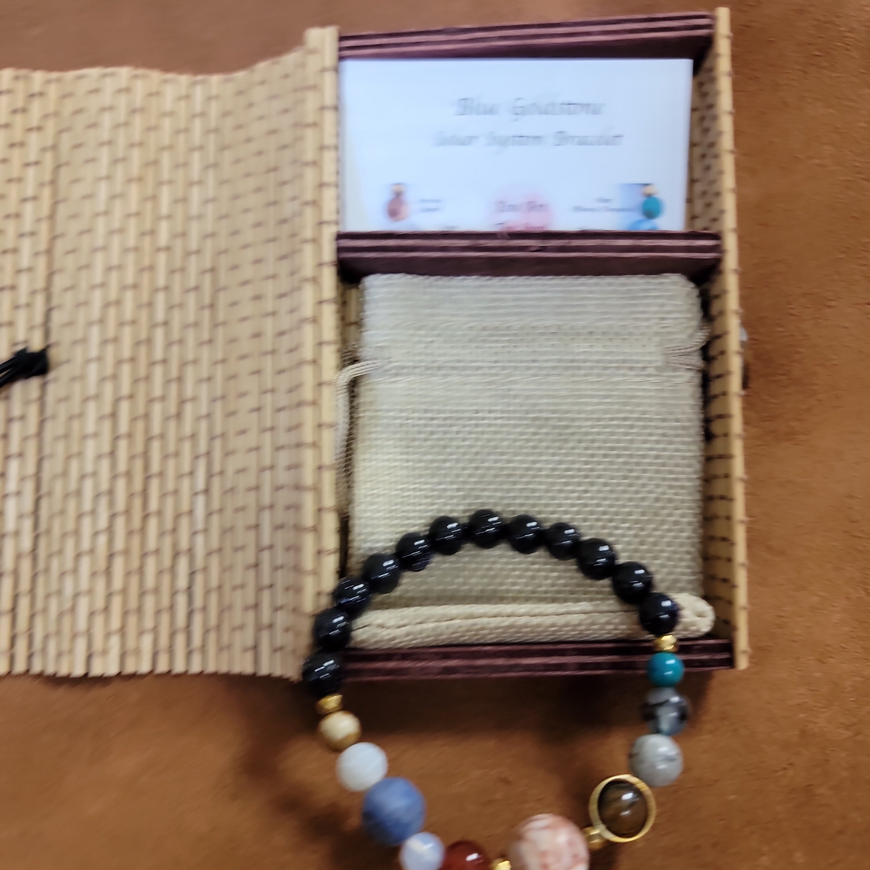 Solar System Bracelet with case