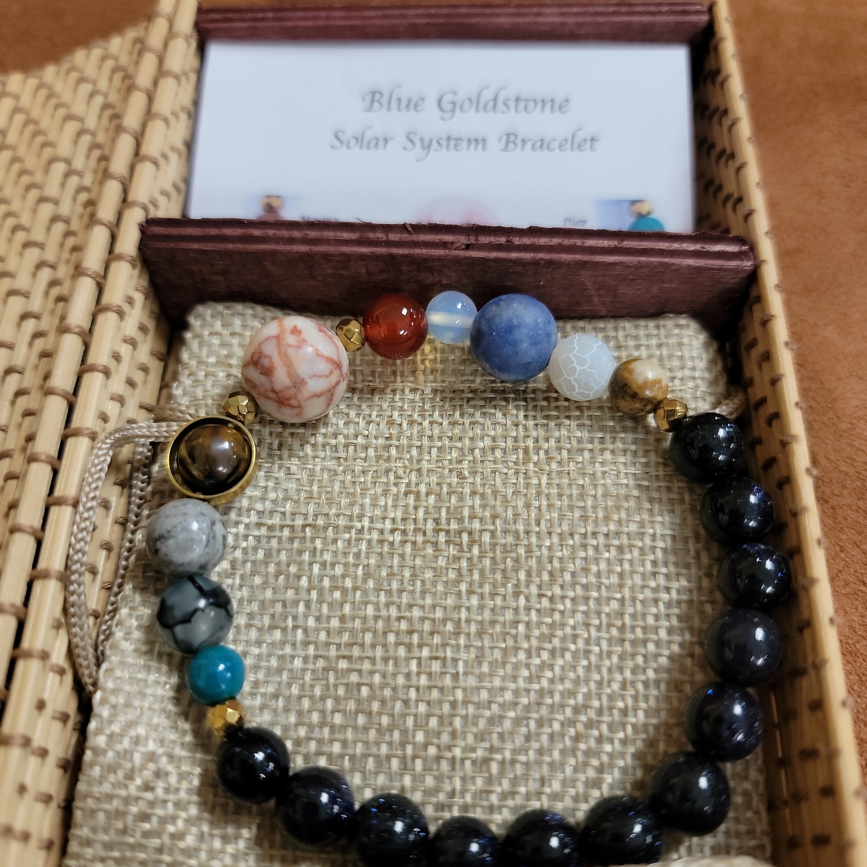 Solar System Bracelet with case