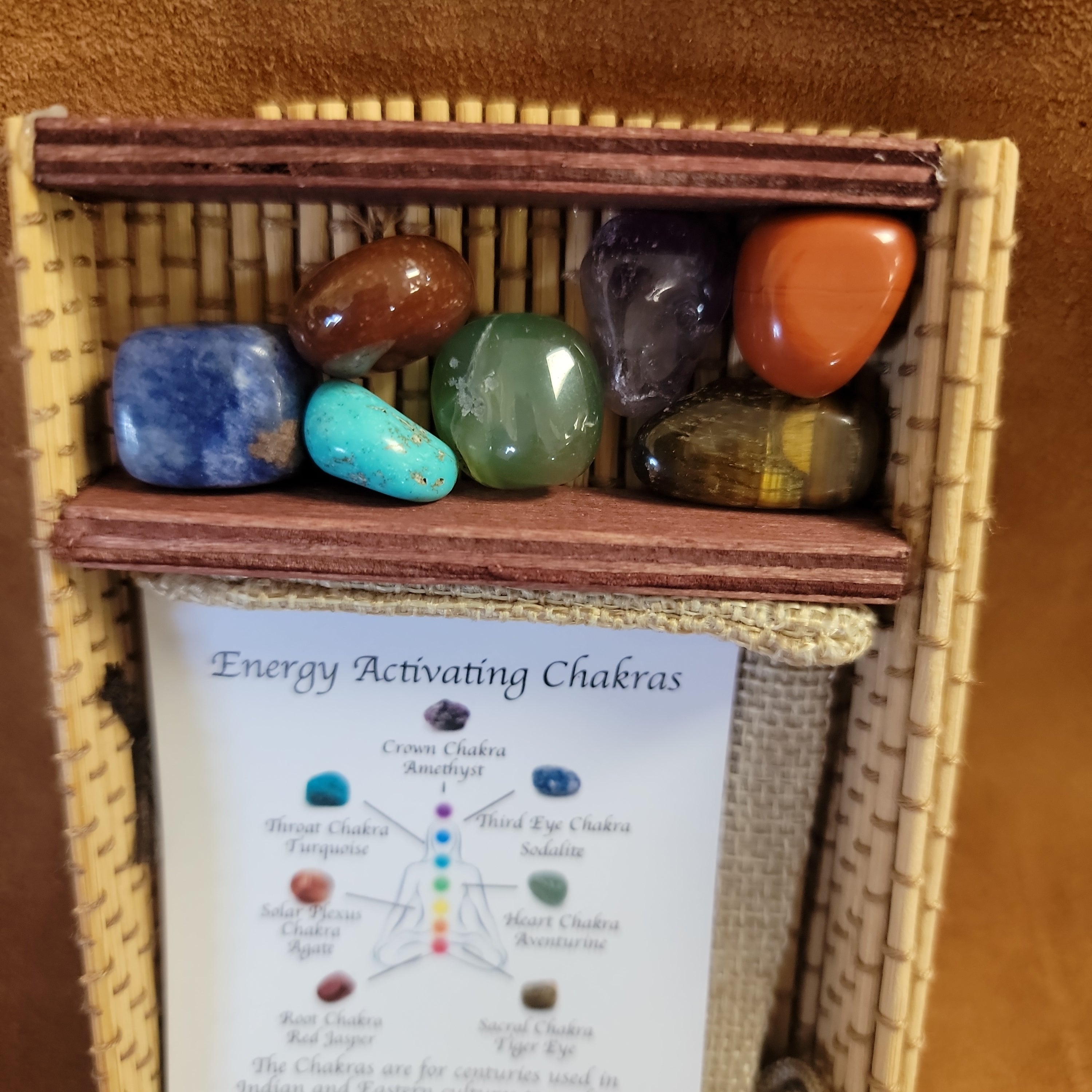 Chakra Bravelet with Stones and Case