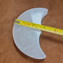 Selenite Moon with Face