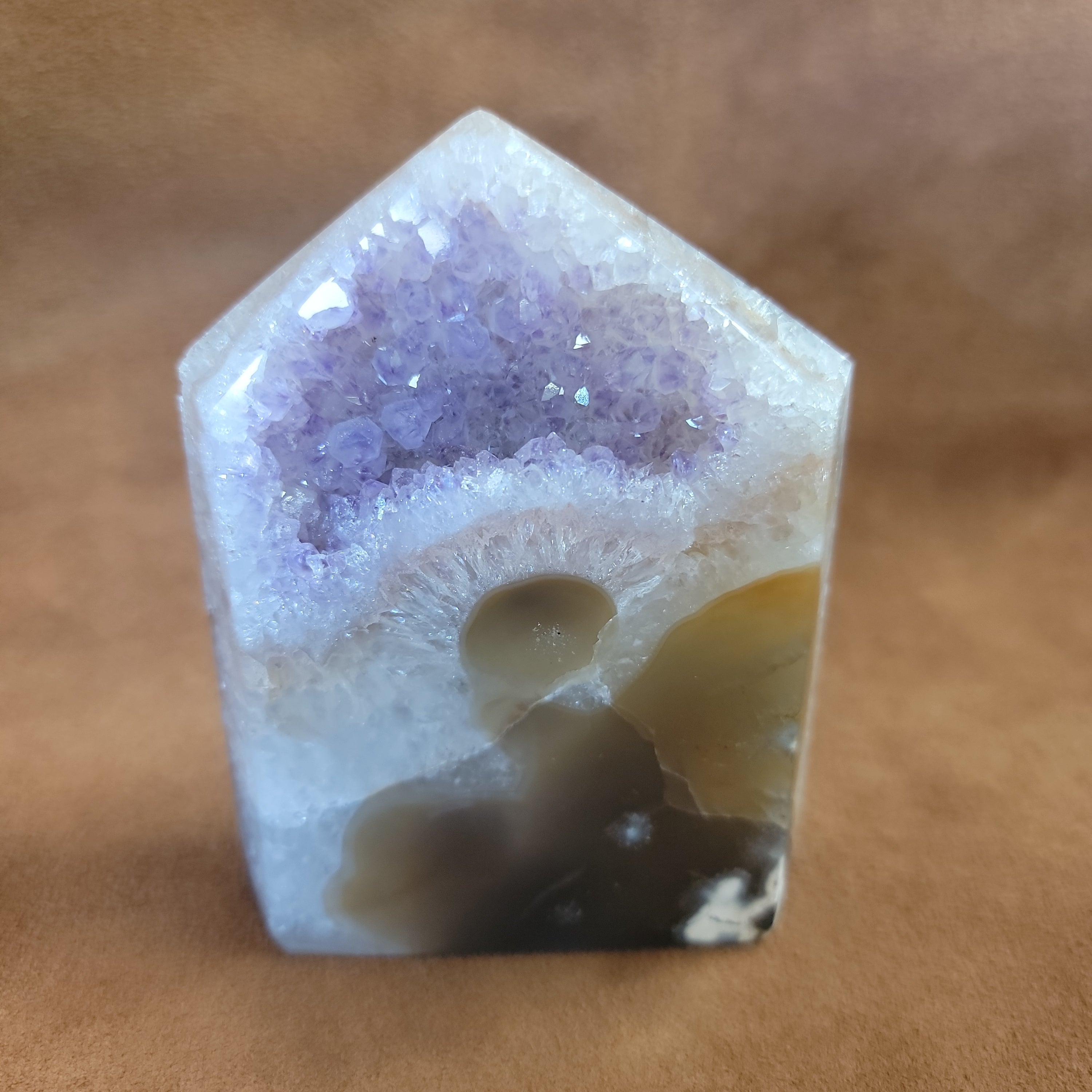 Freeform Druzy Amythest