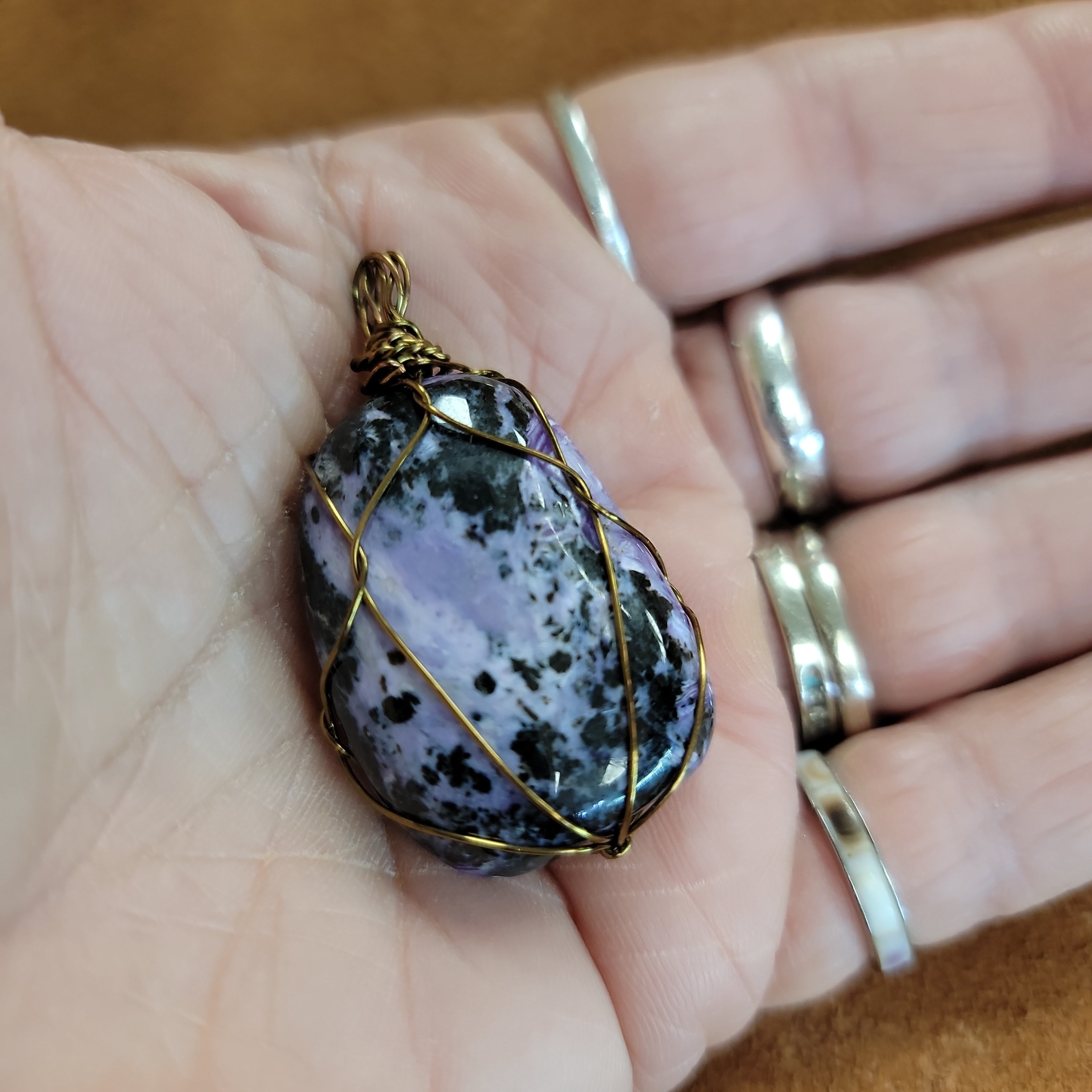 Handwrapped Charoite
