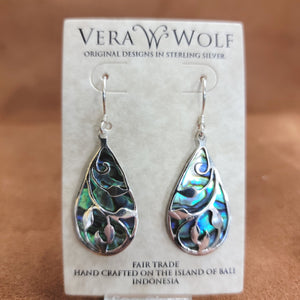 Vera Wolf Original Earrings Abalone