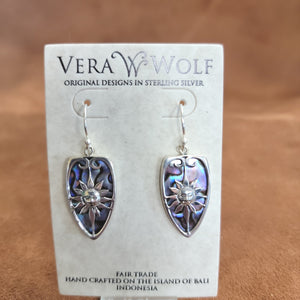 Vera Wolf Original Earrings Abalone