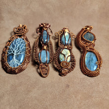 Wire Wrapped Handmade Pendents with Labradorite Stones
