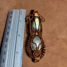 Wire Wrapped Handmade Pendents with Labradorite Stones
