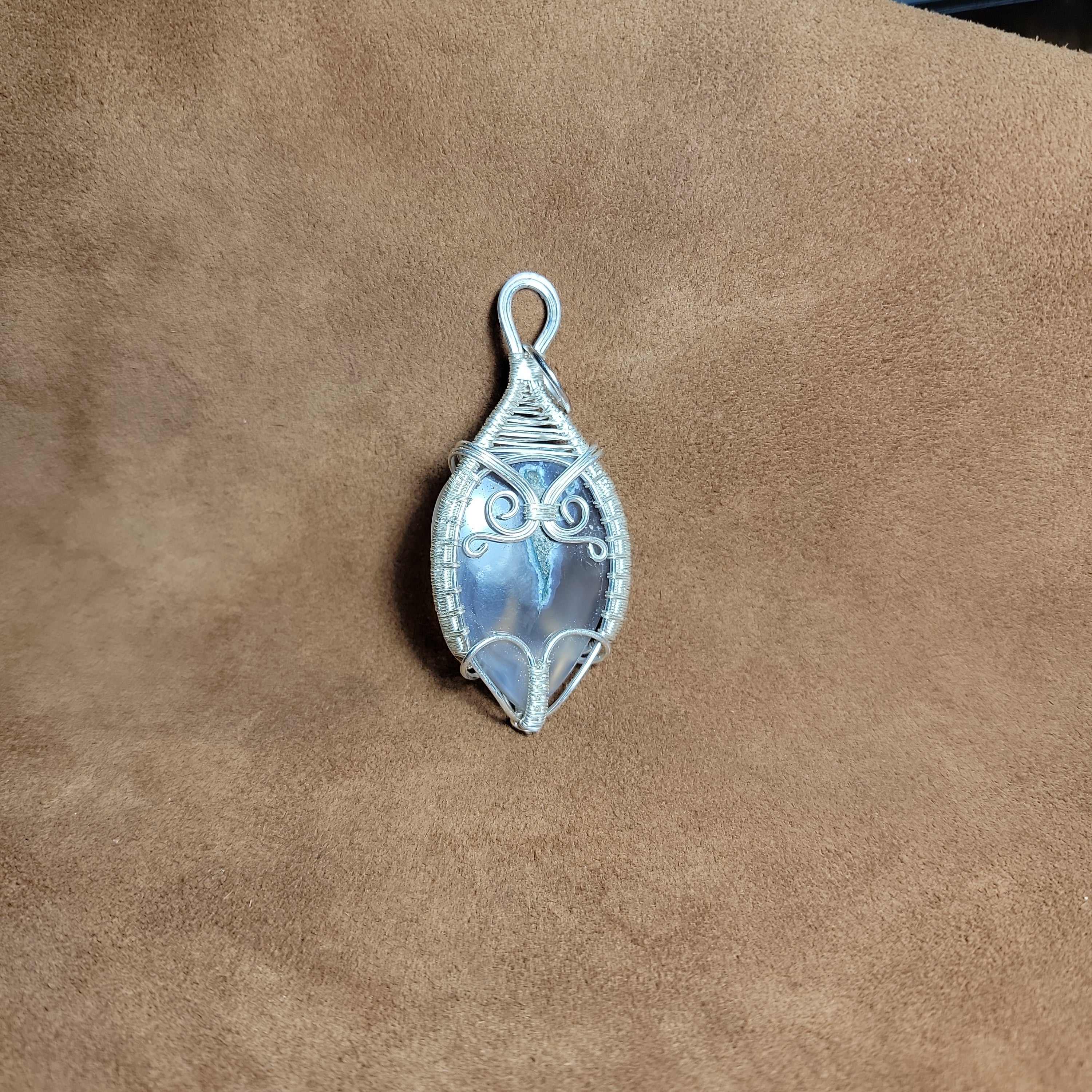 Wire Wrapped Copper Pendents