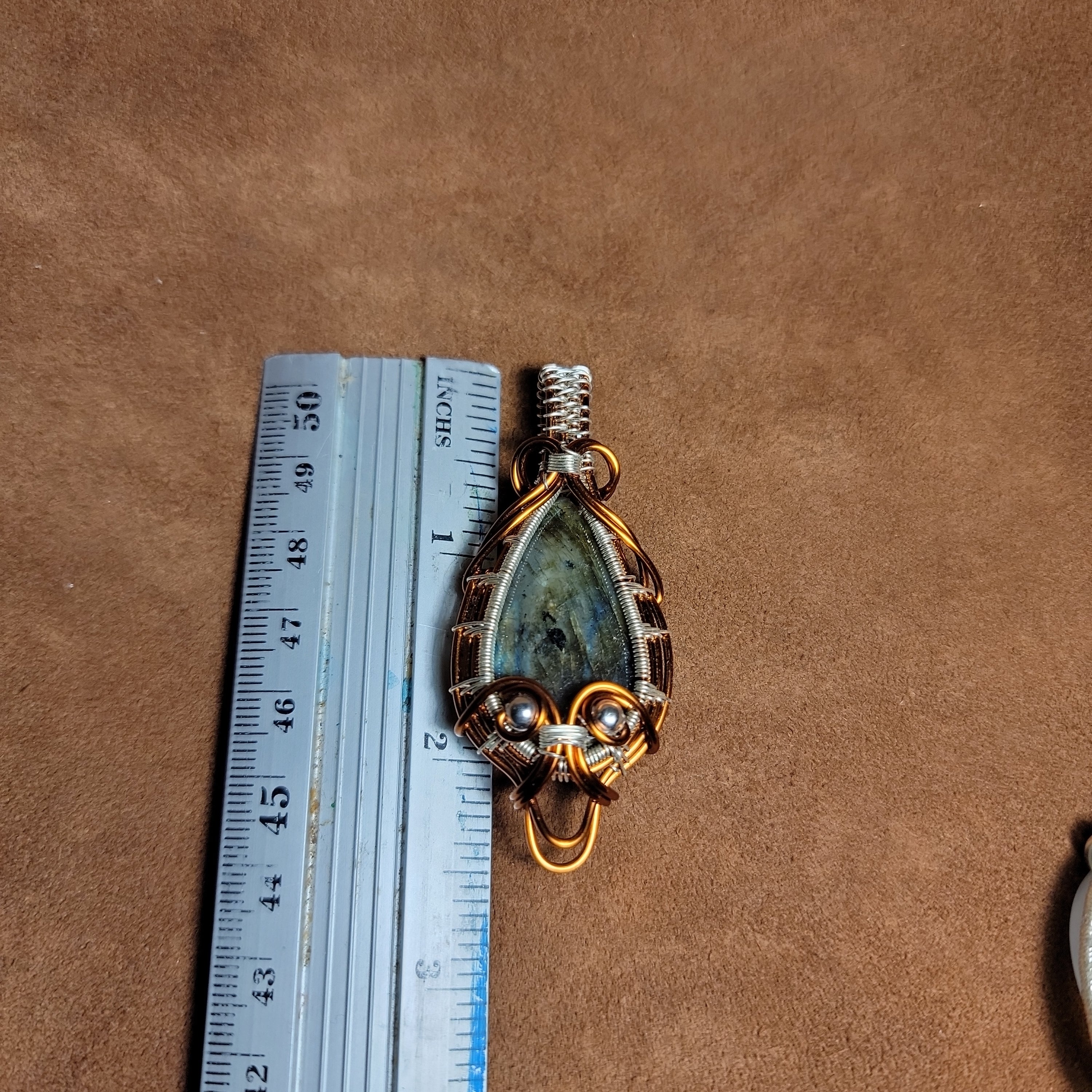 Wire Wrapped Copper Pendents
