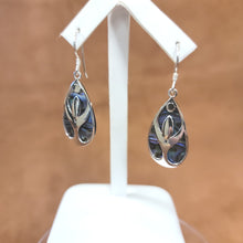 Vera Wolf Sterling Silver Earrings Abalone