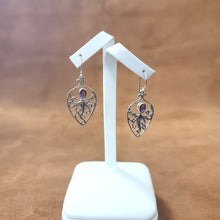 Vera Wolf Sterling Silver Earrings Octopus with Amethyst