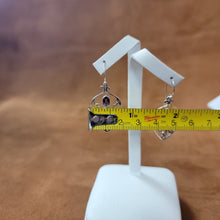 Vera Wolf Sterling Silver Earrings Octopus with Amethyst