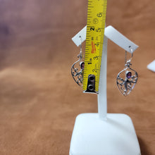 Vera Wolf Sterling Silver Earrings Octopus with Amethyst