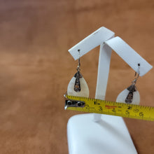 Vera Wolf Sterling Silver Earrings White Shell