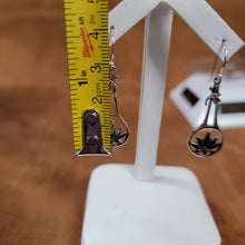 Vera Wolf Sterling Silver Earrings Lotus Flower