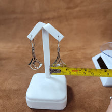 Vera Wolf Sterling Silver Earrings Sun and Moon