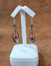 Vera Wolf Sterling Silver Earrings with Amethyst