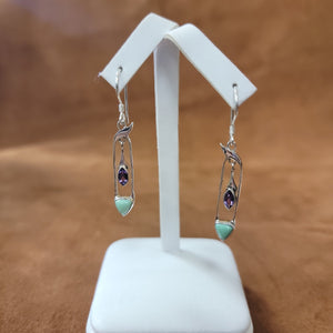 Vera Wolf Sterling Silver Earrings