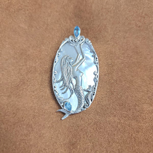 Vera Wolf Sterling Silver Pendent Mermaid