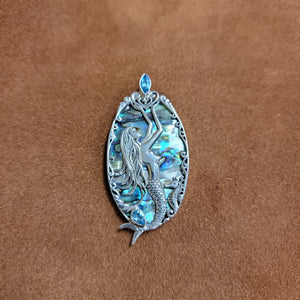 Vera Wolf Sterling Silver Pendent Mermaid