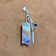 Vera Wolf Sterling Silver Pendent Amethyst