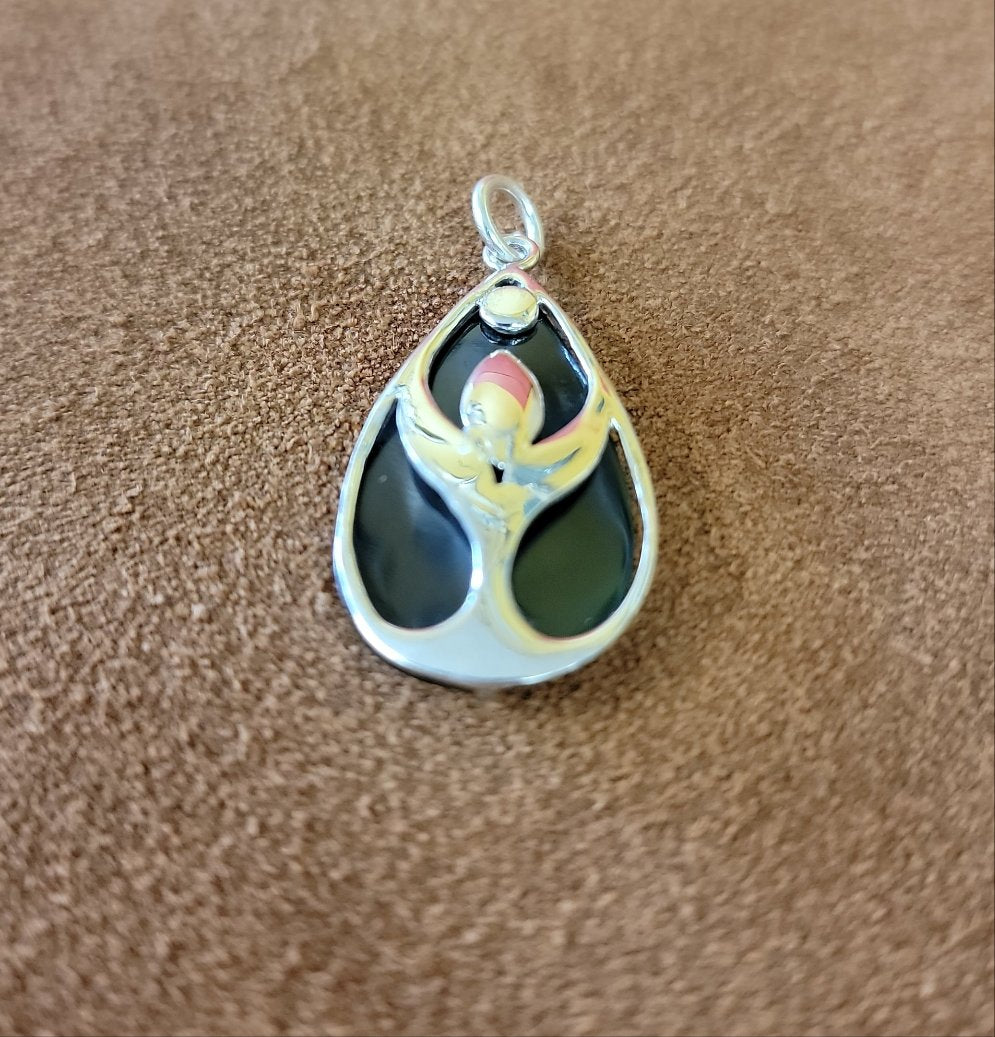 Vera Wolf Sterling Silver Pendent Lotus