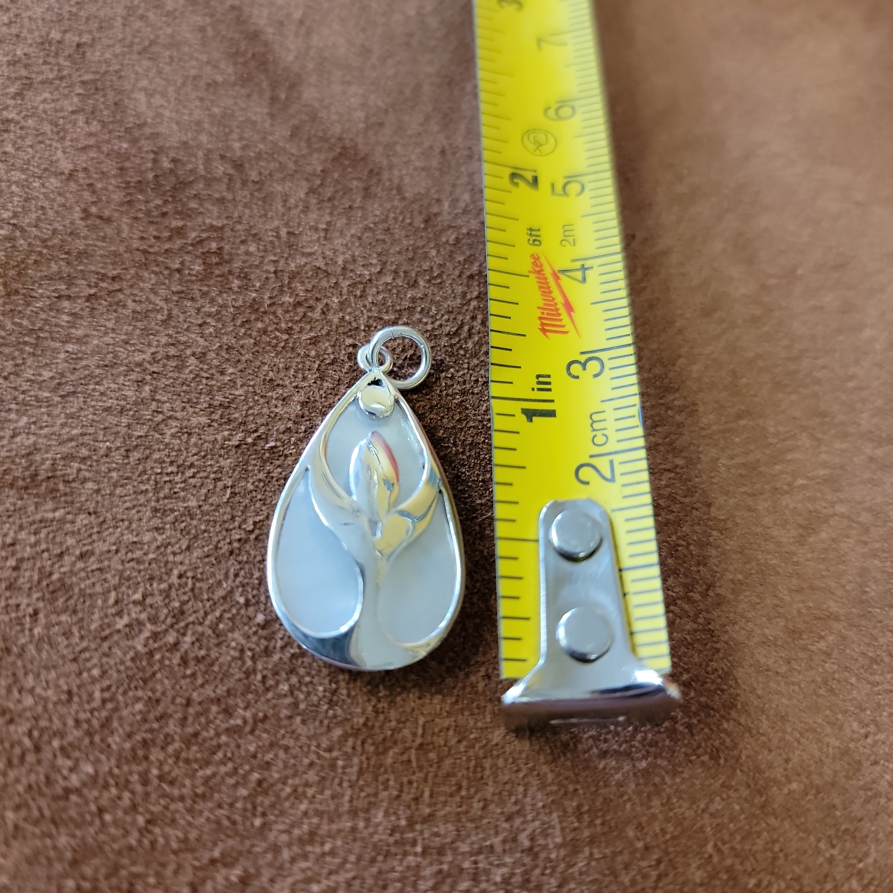 Vera Wolf Sterling Silver Pendent Lotus