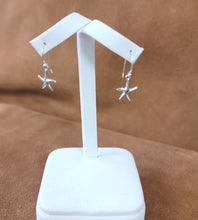 Vera Wolf Sterling Silver Earrings Starfish