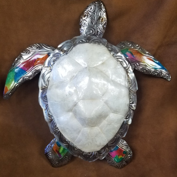 White Aluminum Elegance Turtle For Custom Crafts Or Arts By Cs