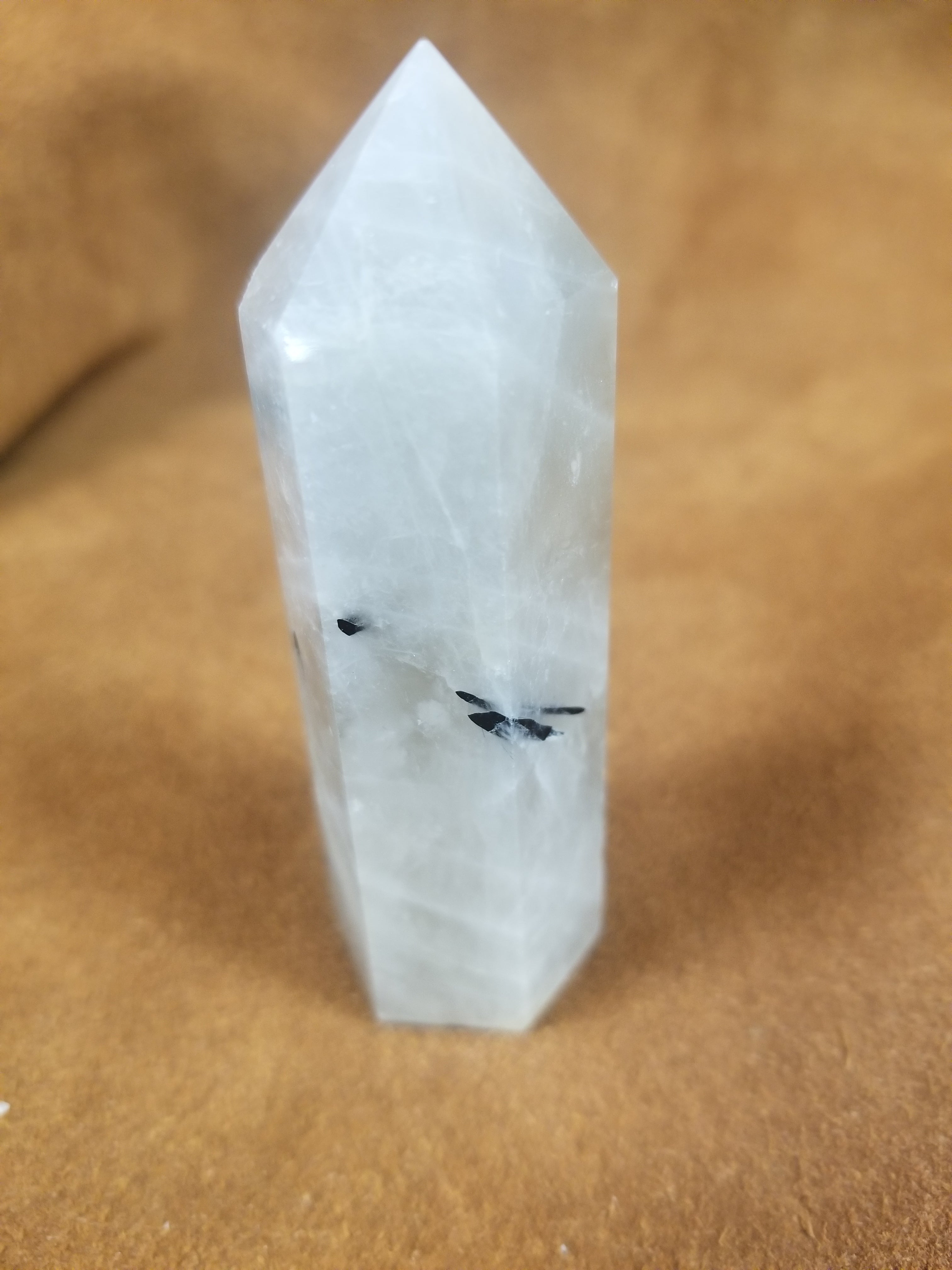 Tourmaline Quartz Polished Point Crystal Towers