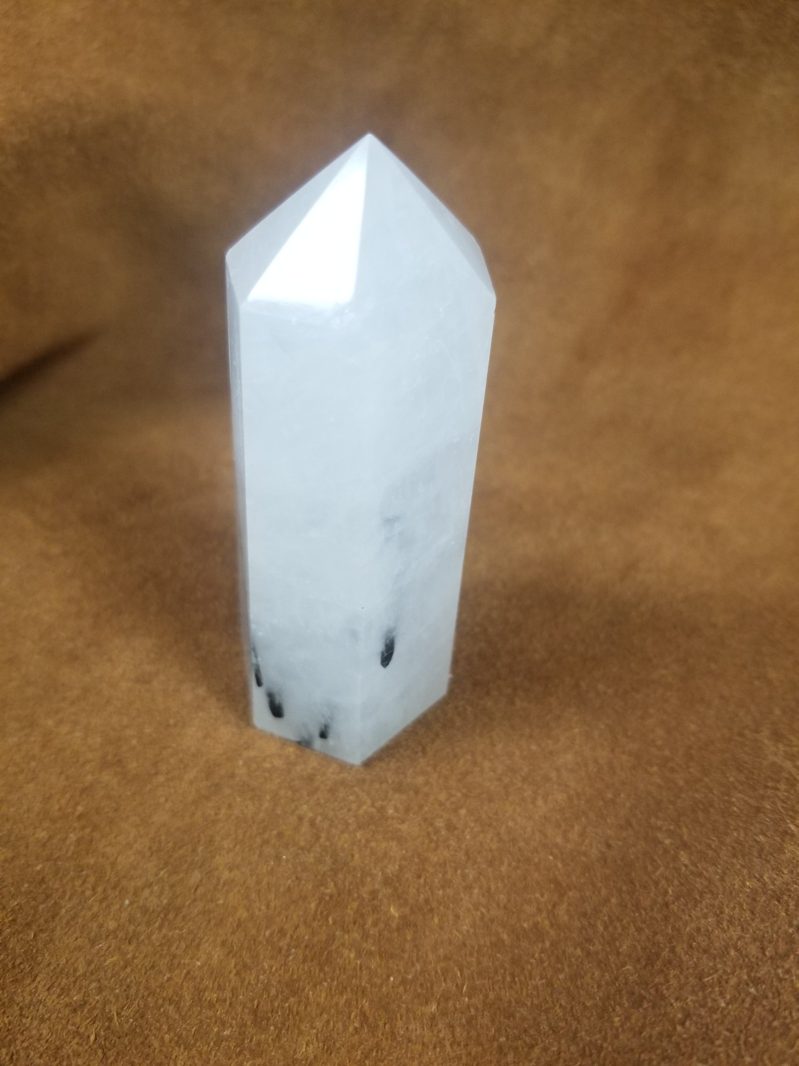 Tourmaline Quartz Polished Point Crystal Towers