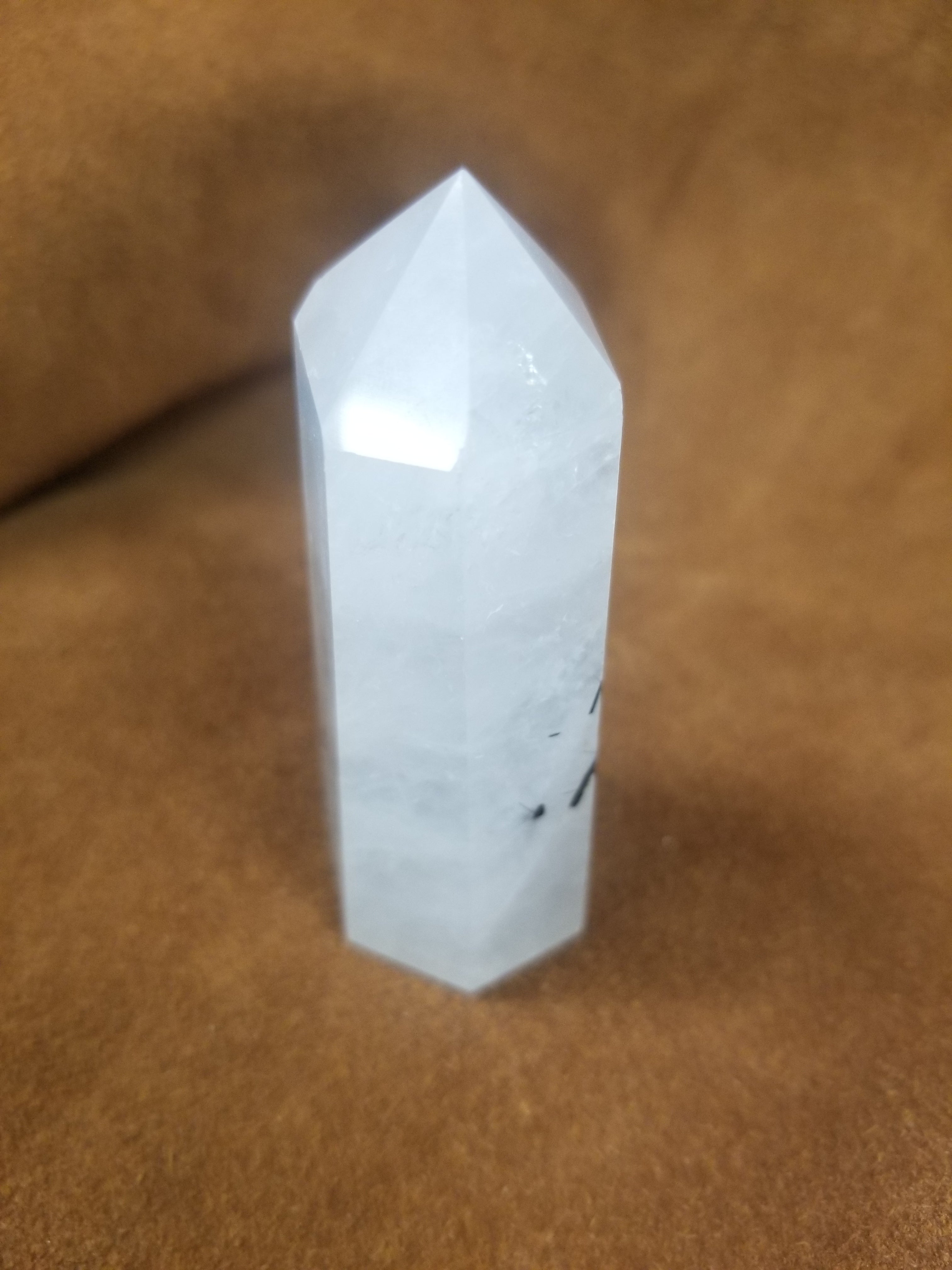 Tourmaline Quartz Polished Point Crystal Towers