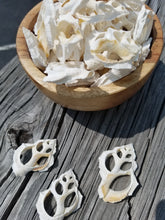 White 3 Piece Bursa Rana Sliced Shell For Any Craft Or Home Decor