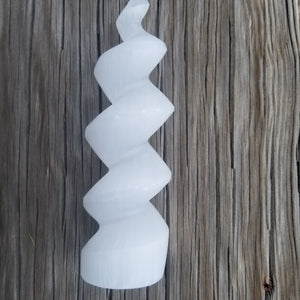 Beautiful Spiral Selenite Minerals