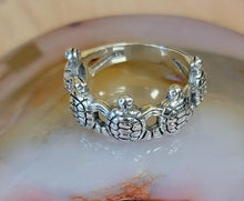 Turtle Ring 9 Sterling Silver