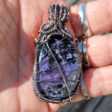 Charoite Pendent Handwrapped by CS