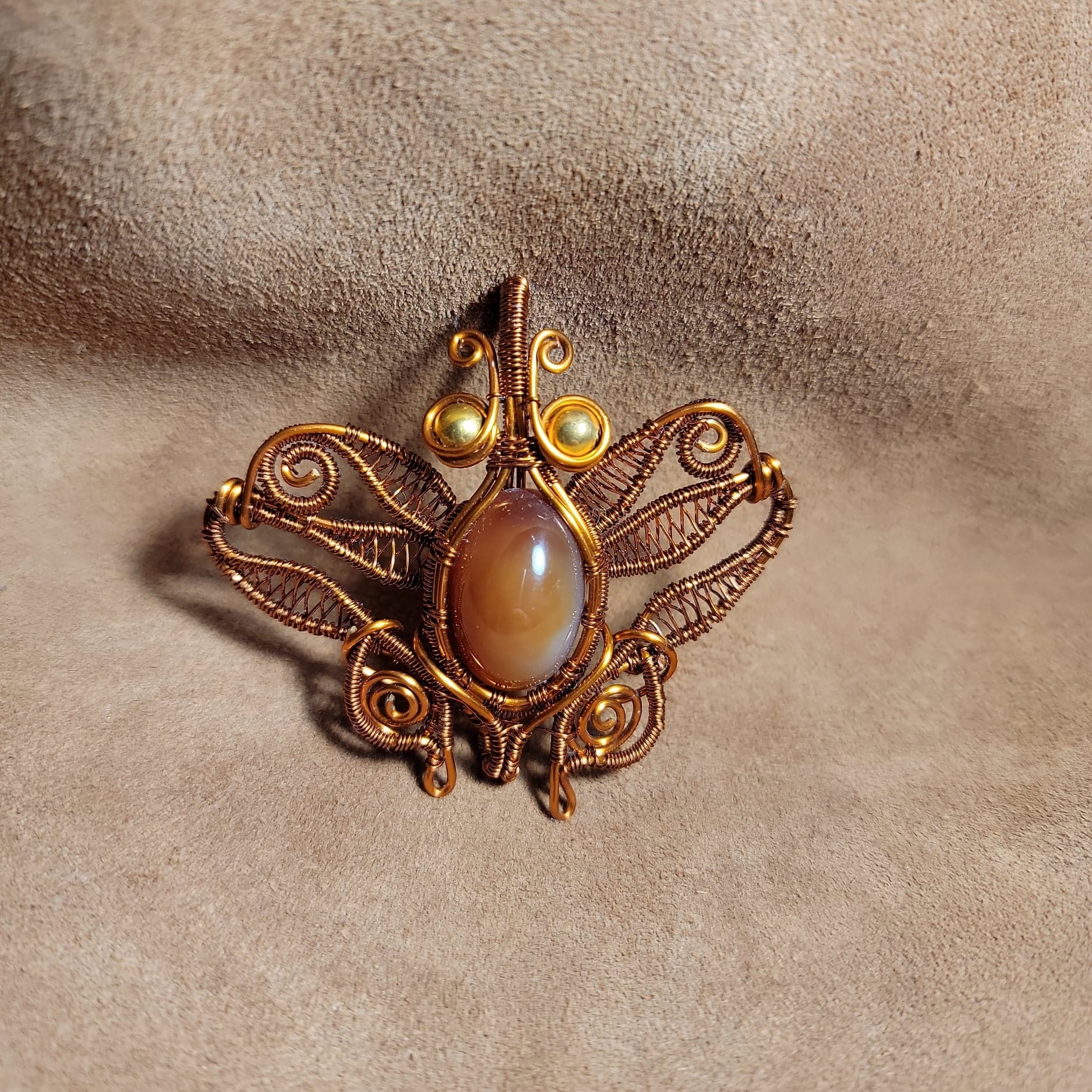 Wire Wrapped Handmade Pendents