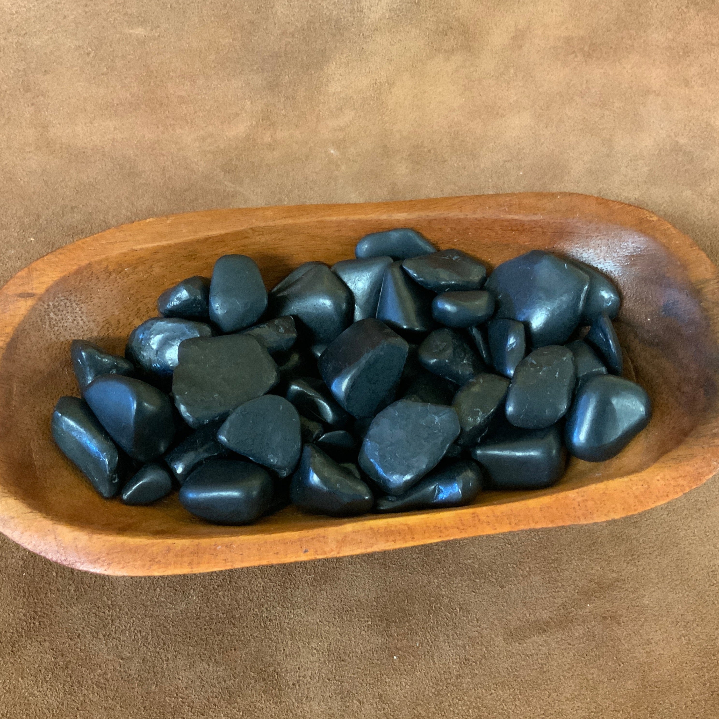 Shungite tumbled
