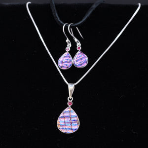 Handmade Dream Glass Rain Drop Set