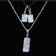 Dream Glass Rectangle Jewelry Set