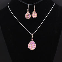 Sterling Silver 925 Dream Glass Rain Drop Set