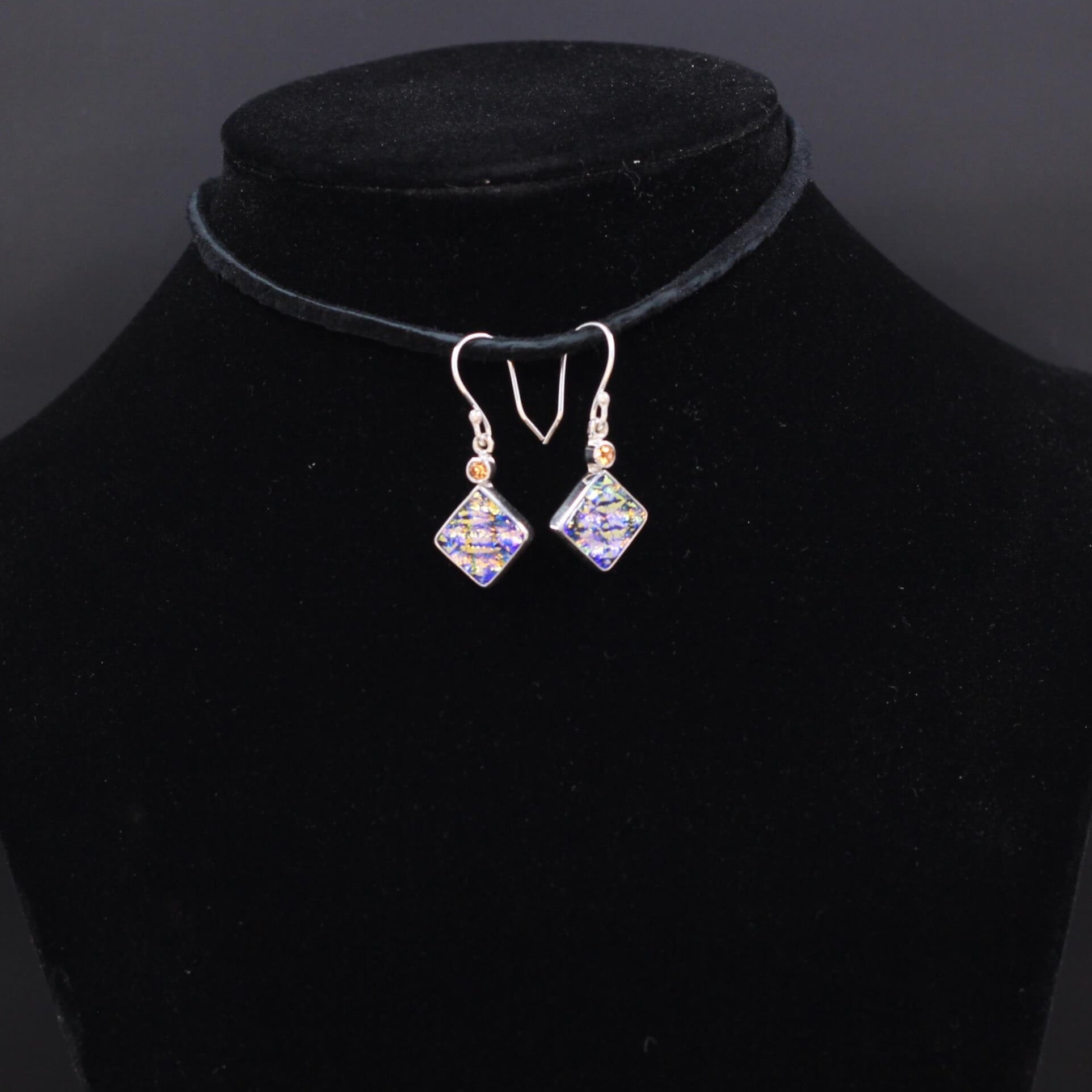 Handcrafted Dream Glass Square Pendant