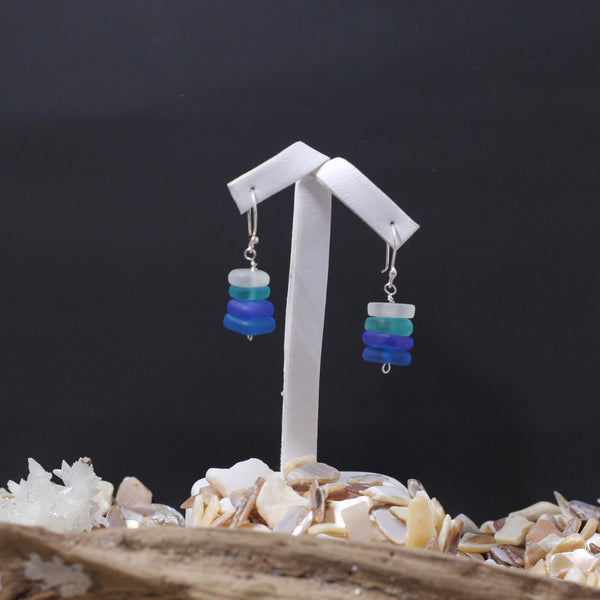 Sea Glass Dangle Earrings