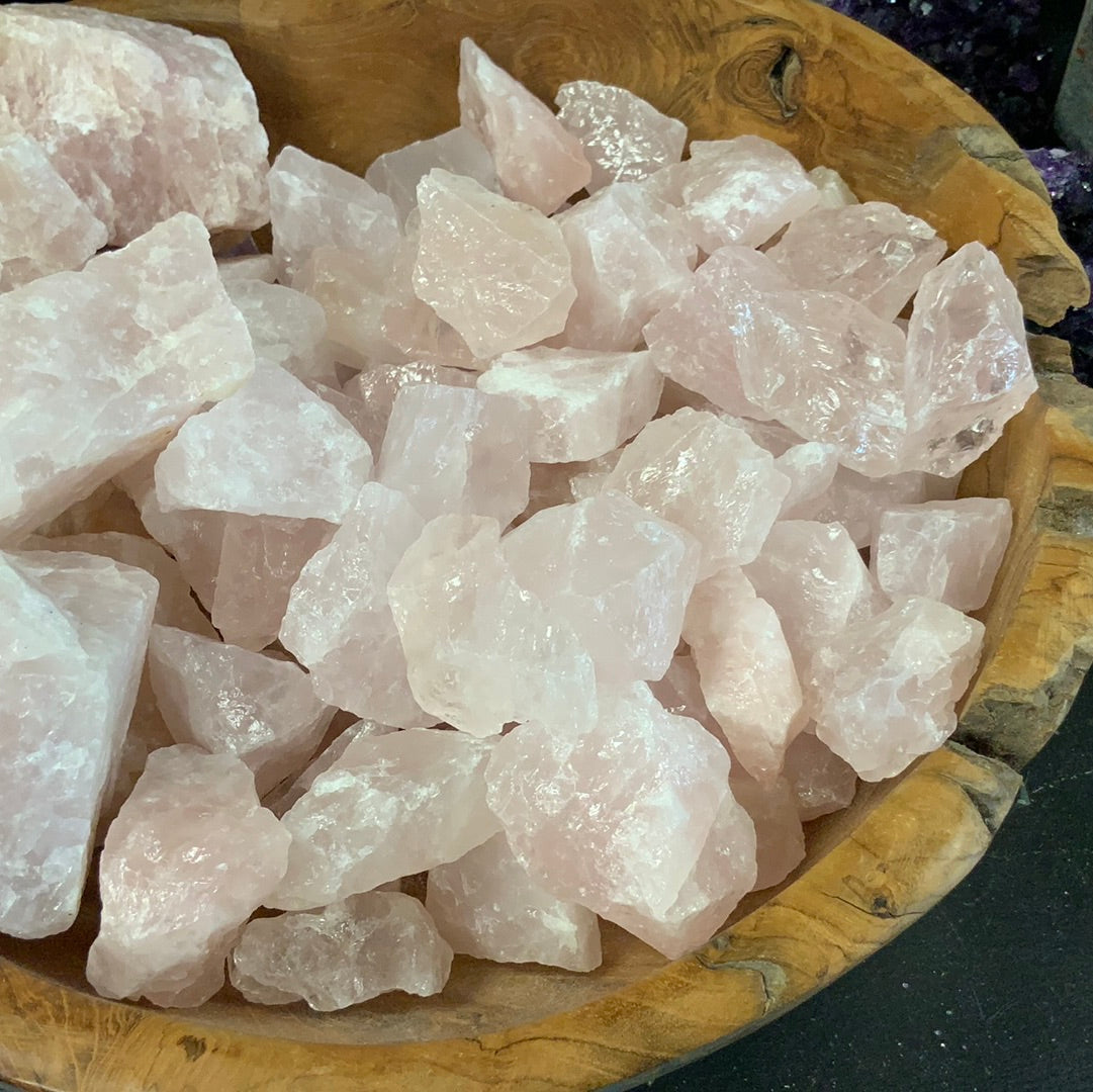 Raw Rose Quartz small