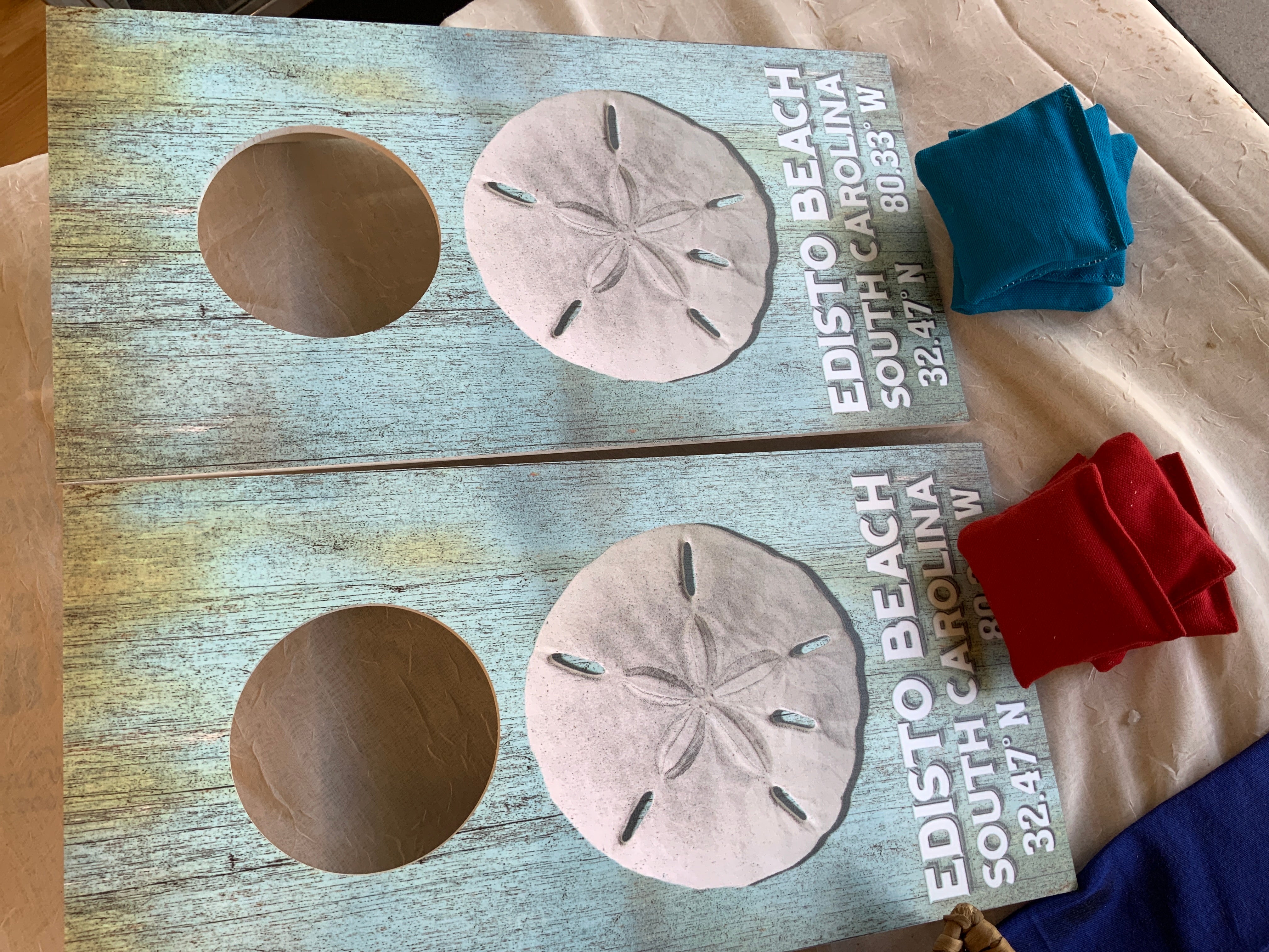 Table Top Corn Hole Game Board