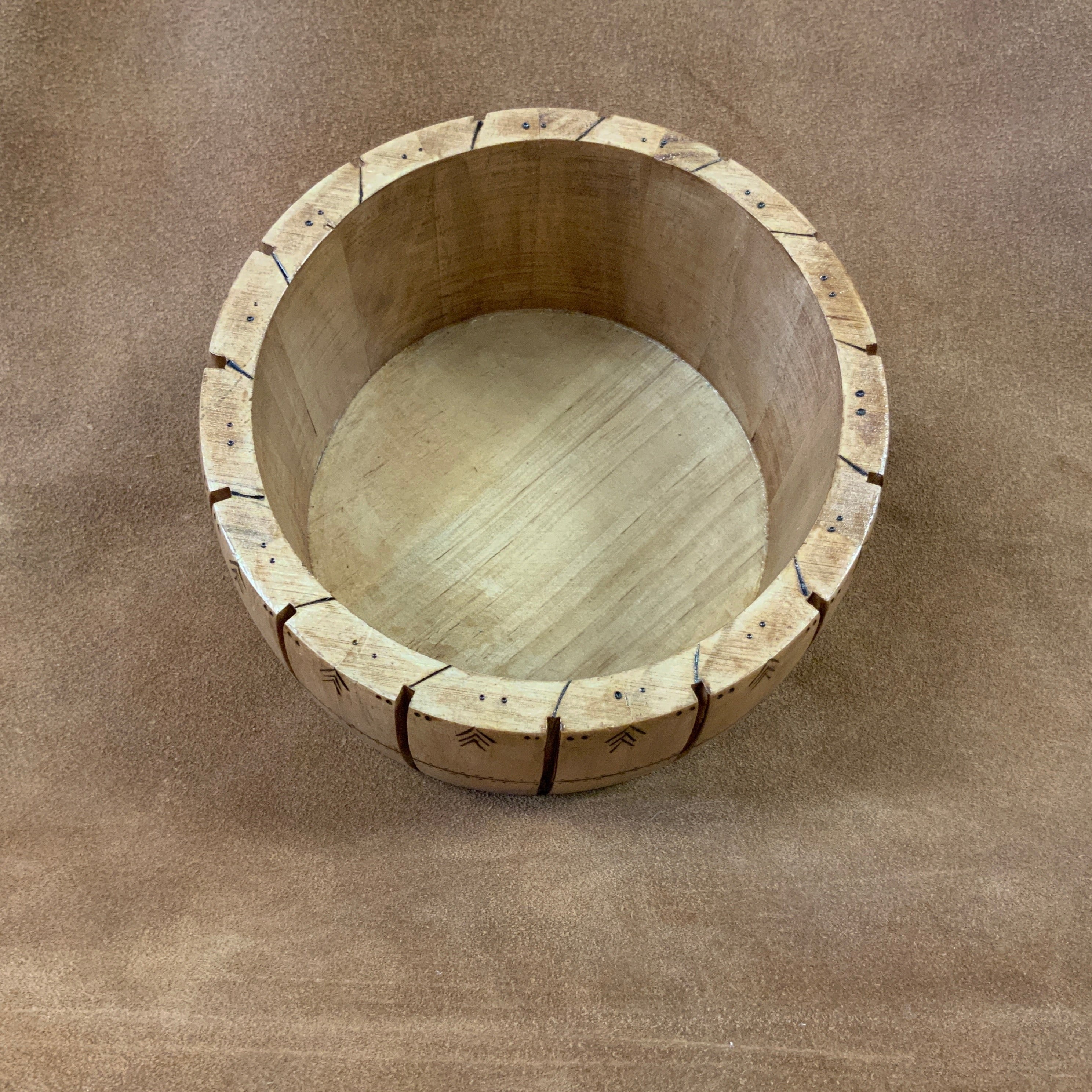 Native American Wood Bowl Handmade