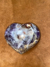 Large Puffy Amethyst Heart w/ Druzzy