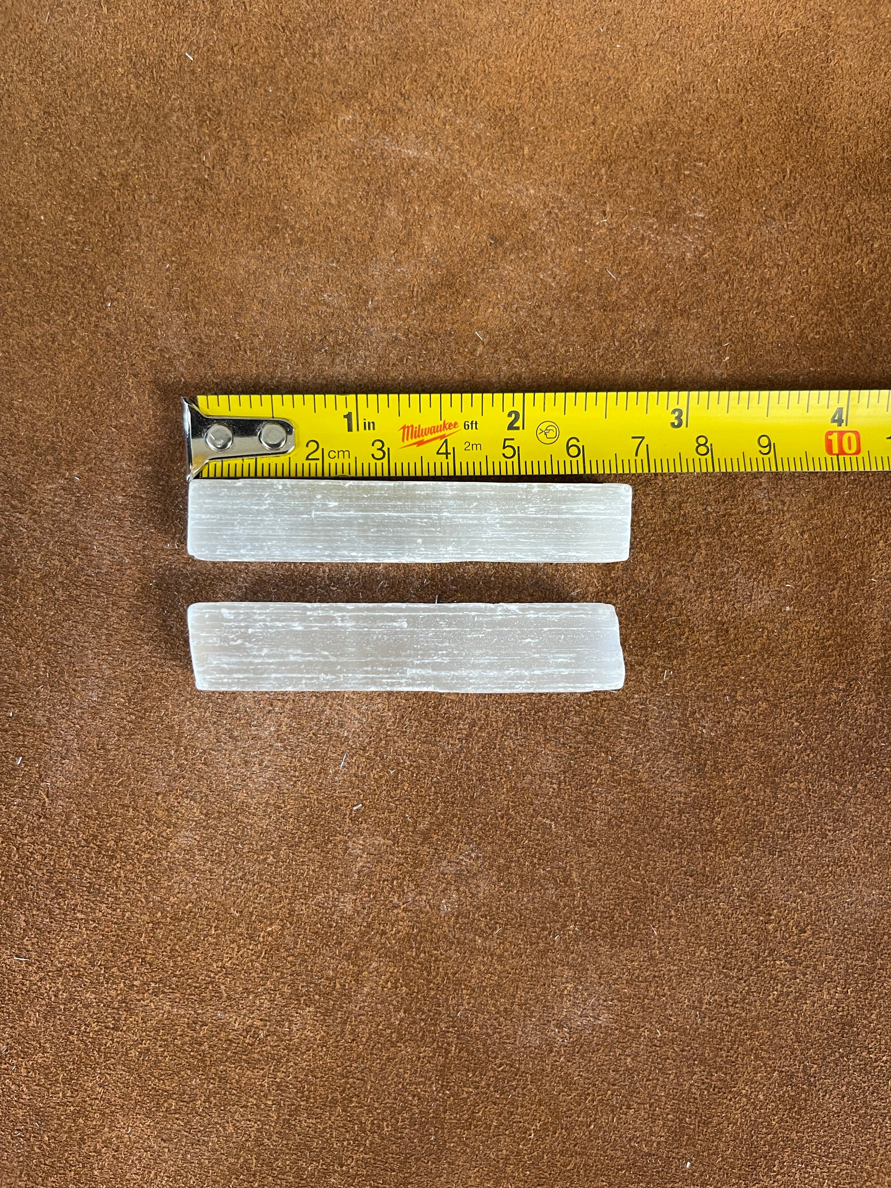 Selenite Positive Energy Minerals Sticks 2-2 1/2 in