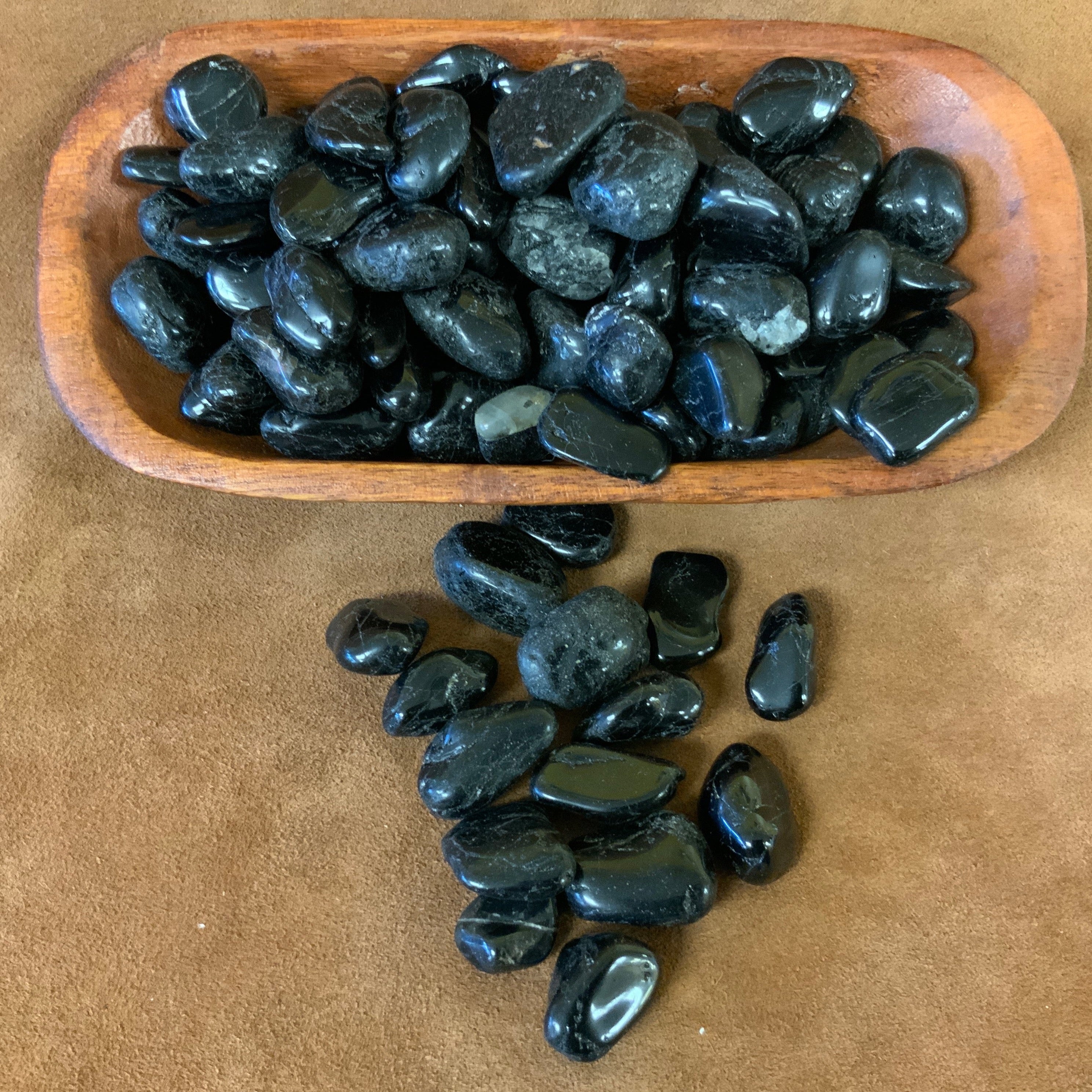 Black Tourmaline Tumbled
