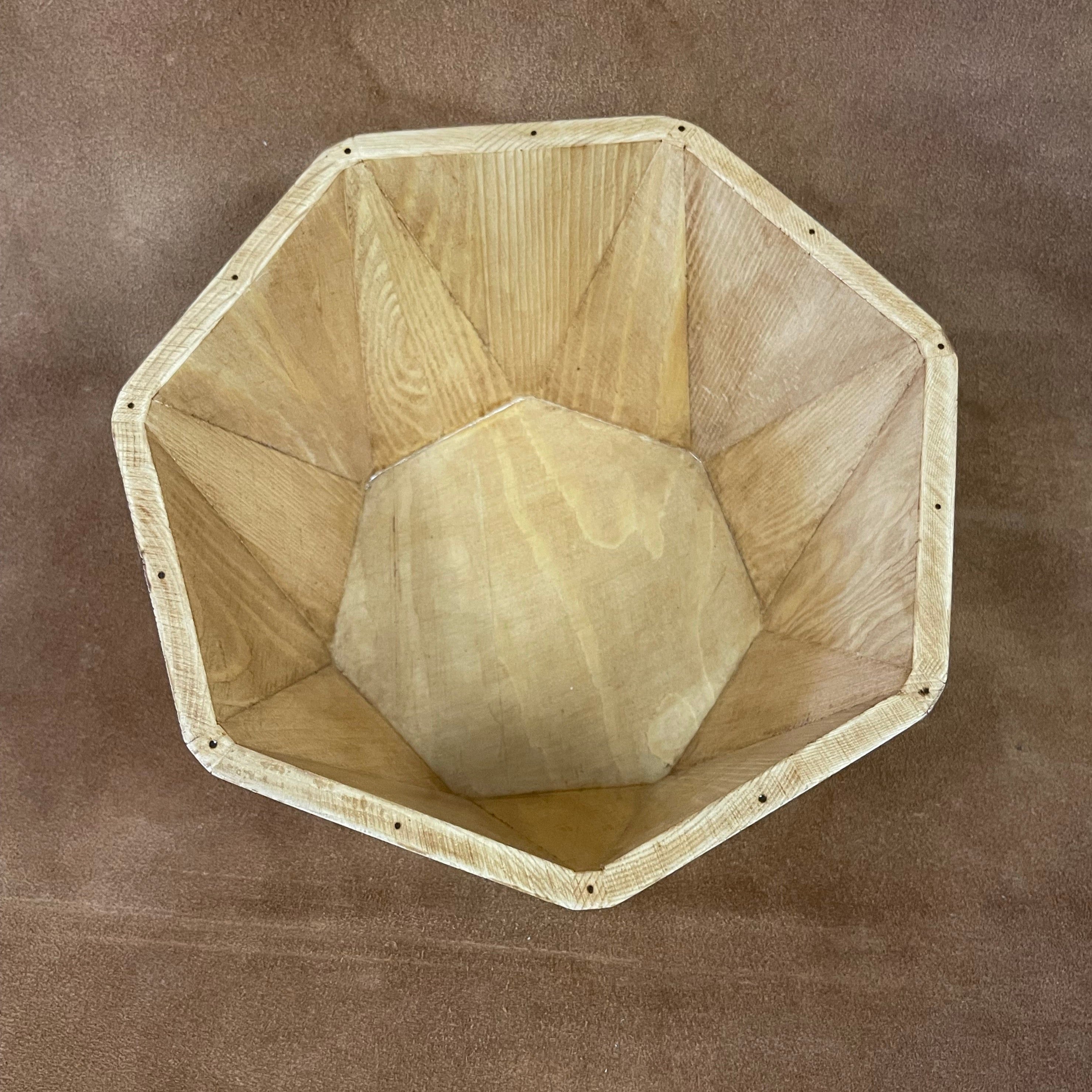 Native American Handmade Wood Burned Bowl